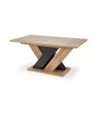 FOLDING TABLE BRANDON 160 - 200/90 CM WOTAN OAK / BLACK order